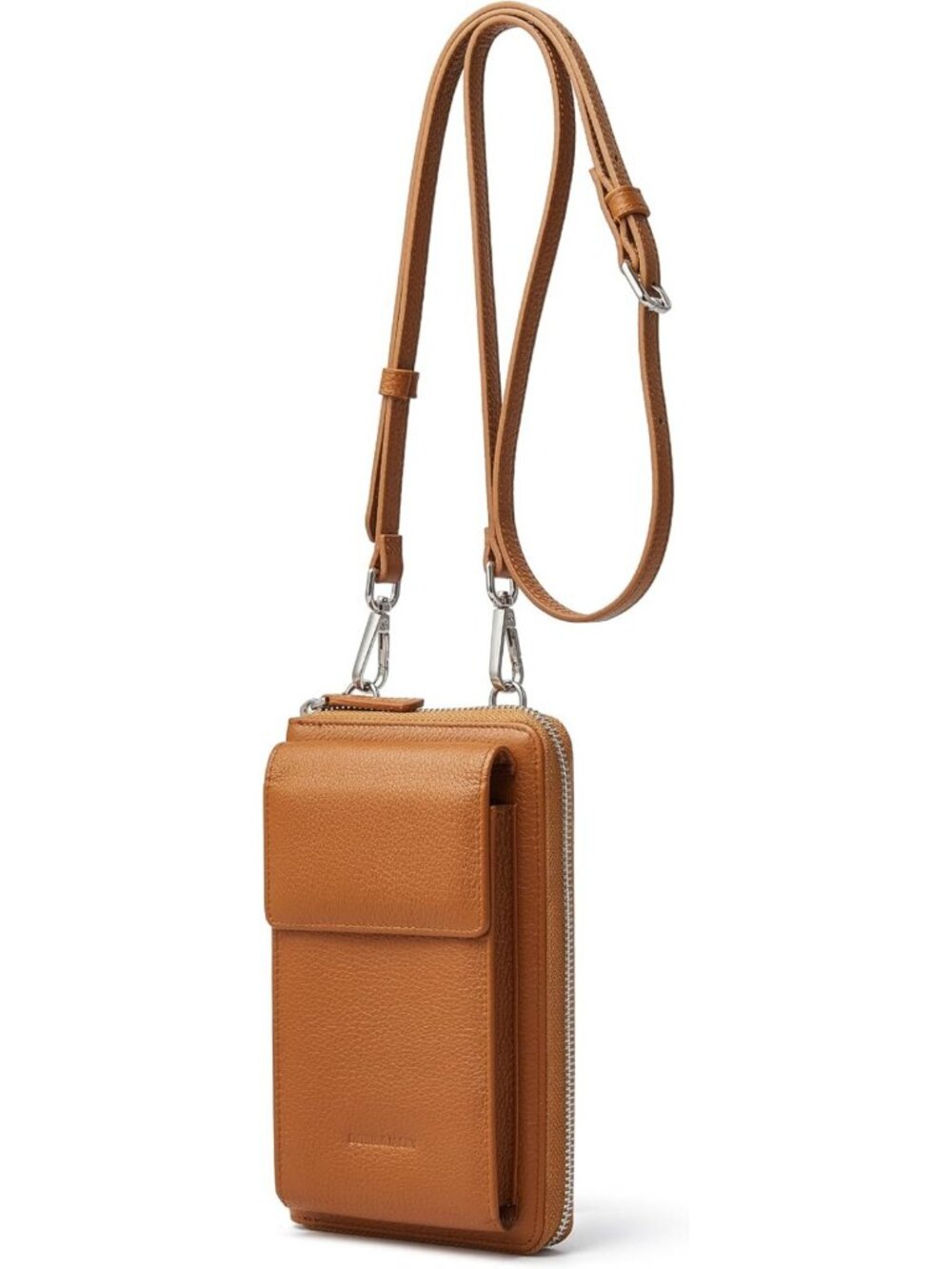 Stylish Small Leather Crossbody Purse & Cell Phone Wallet for Women, Chic